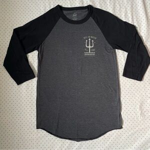 Lost Enterprises "Hell on Water" raglan t-shirt size small